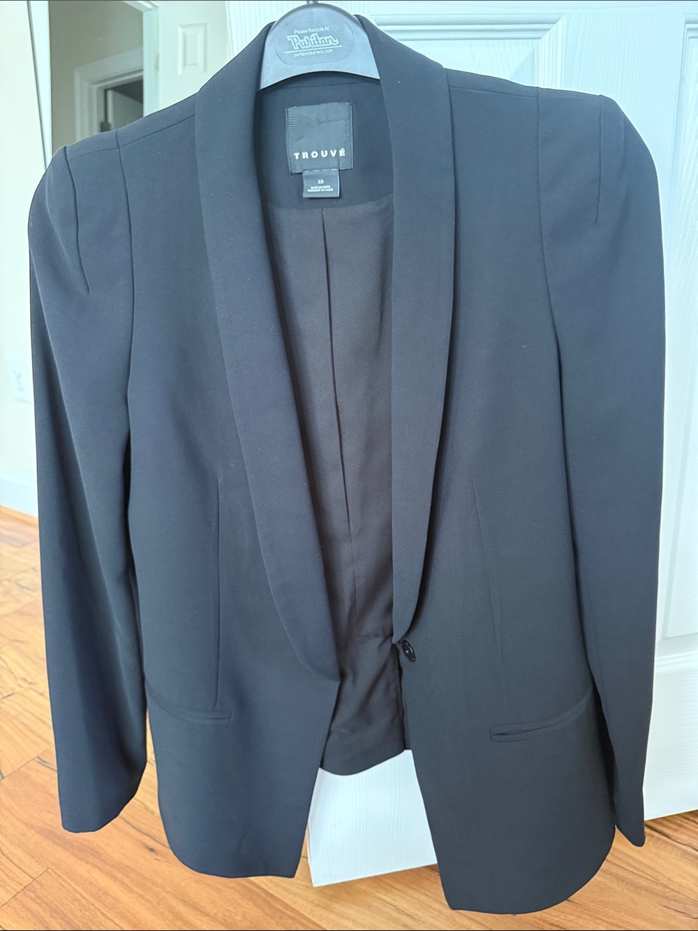 Trouvé Classic Black Blazer, XS
